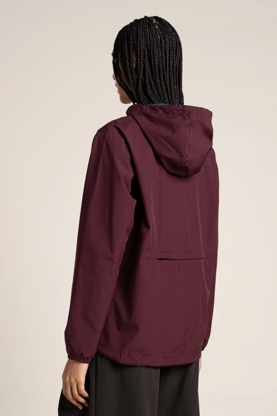 Flotte Passy Short Raincoat-Prune