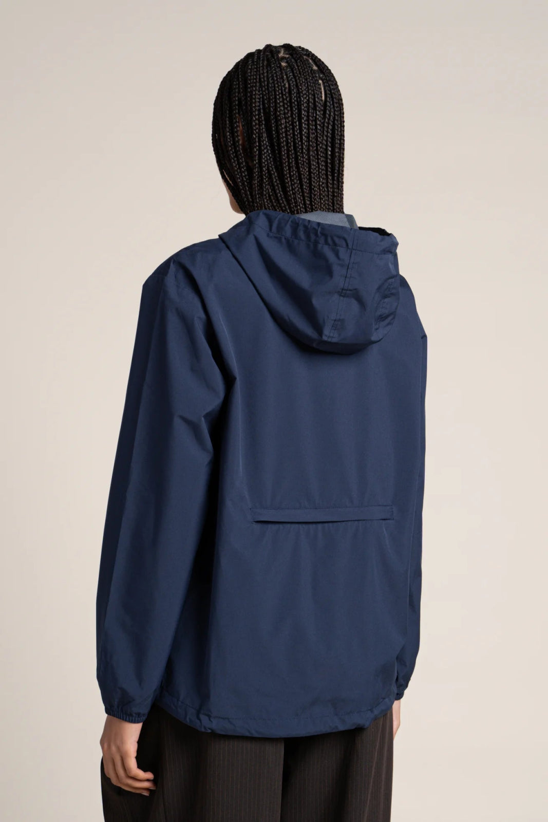 Flotte Passy Short Raincoat-Indigo