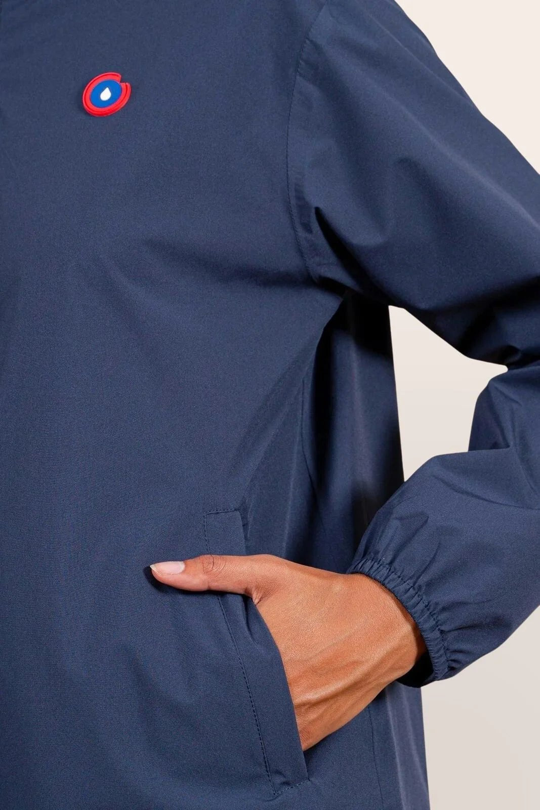Flotte Passy Short Raincoat-Indigo