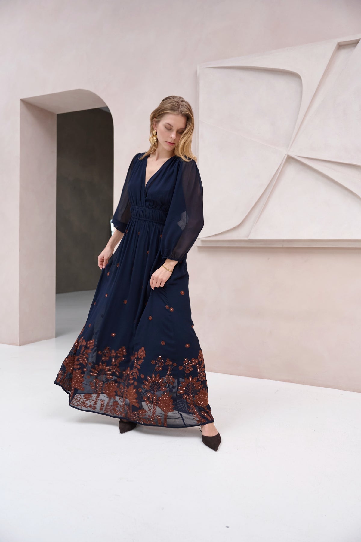 BRDR Caravan Embroidery Dress