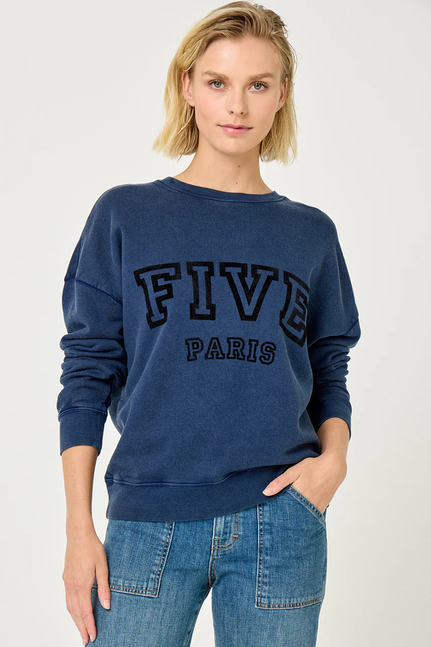 Five Navy Sweatshirt
