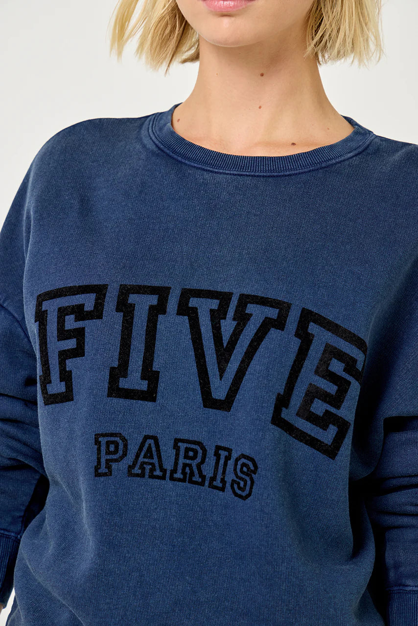 Five Navy Sweatshirt