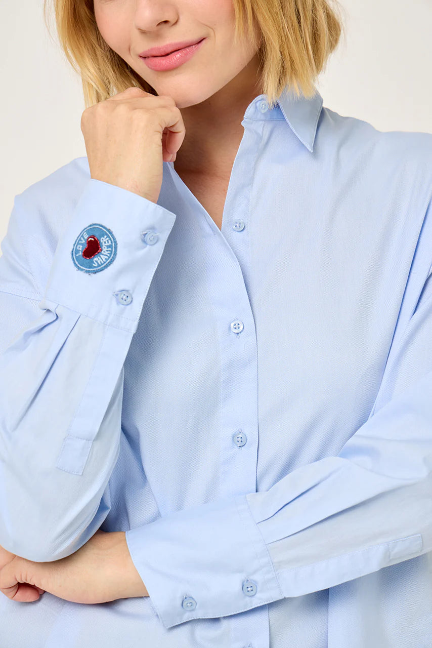Five Channel Shirt-Blue