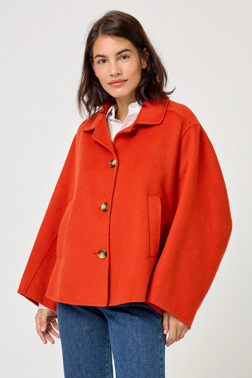 Five Mayan Short Coat-Amber