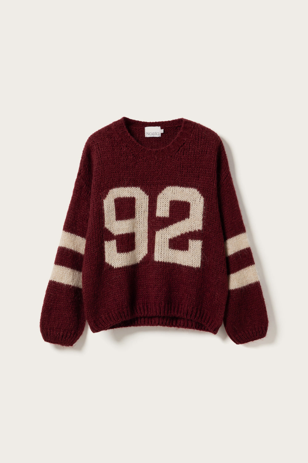 Noella Ninety-Two Knit Bordeaux Ivory