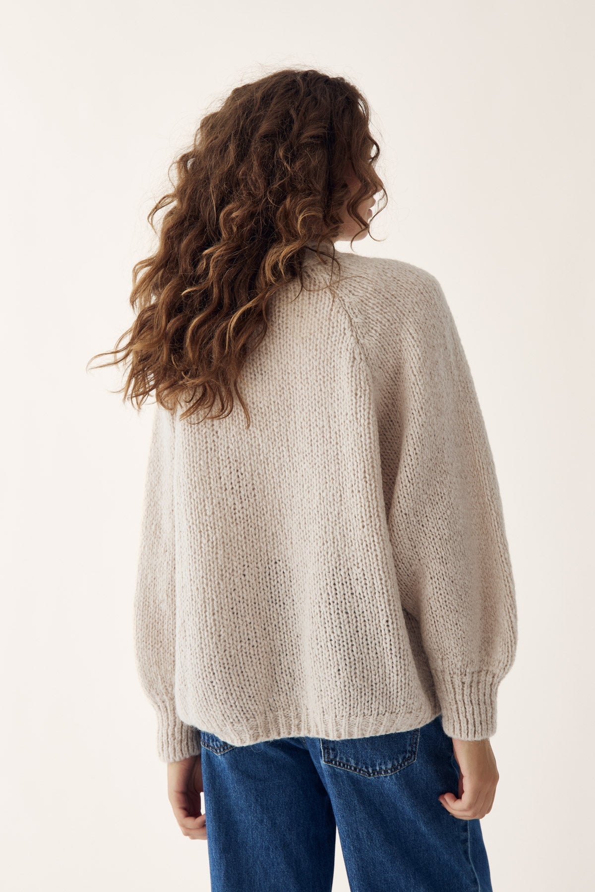 Noella Fora Knit Cardigan Sand
