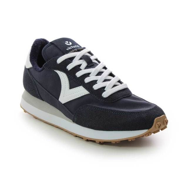 Victoria Astro Contrast Nylon Trainers -Navy