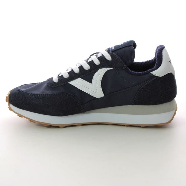Victoria Astro Contrast Nylon Trainers -Navy