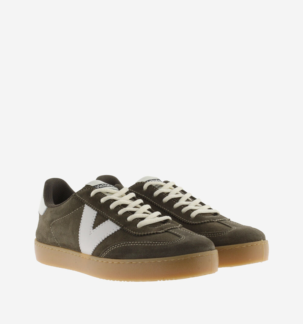 Victoria Berlin Ciclista Suede & Contrast Trainers-Khaki