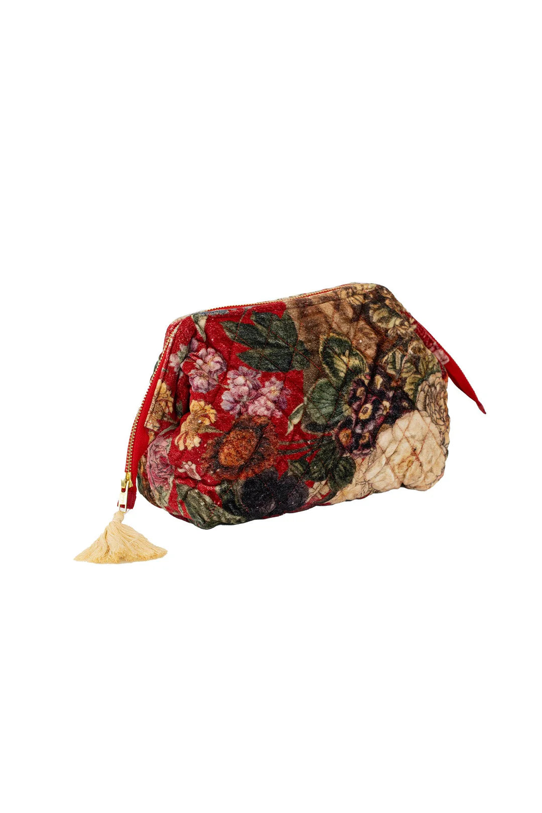 One Hundred Stars Velvet Pouch Primula Berry