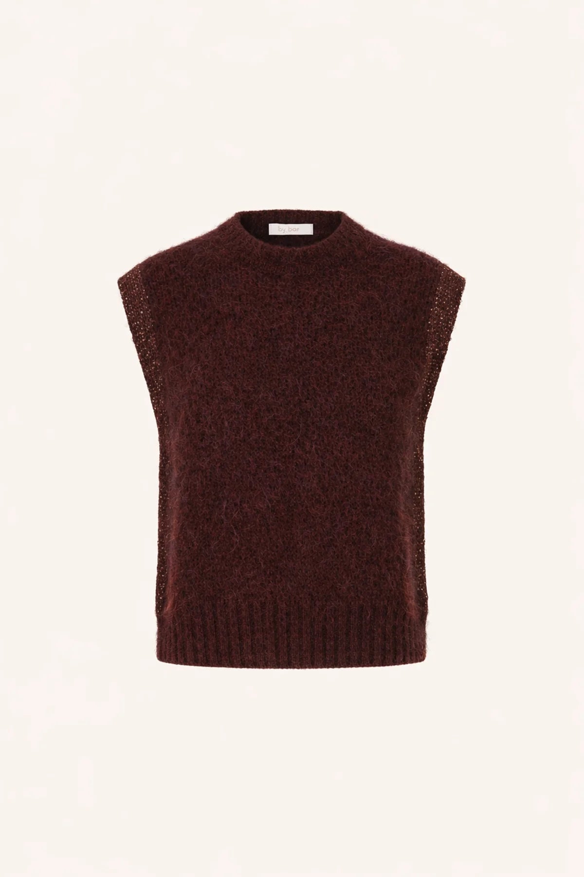 by_bar Noby Spencer Deep Brown Sleeveless Knit