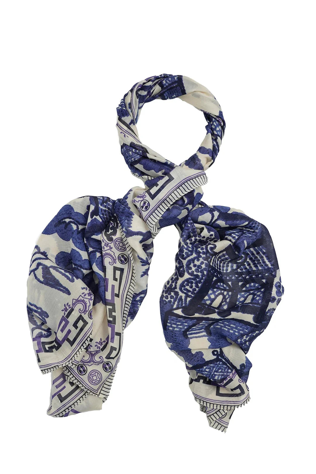One Hundred Stars Scarf Giant Willow Blue
