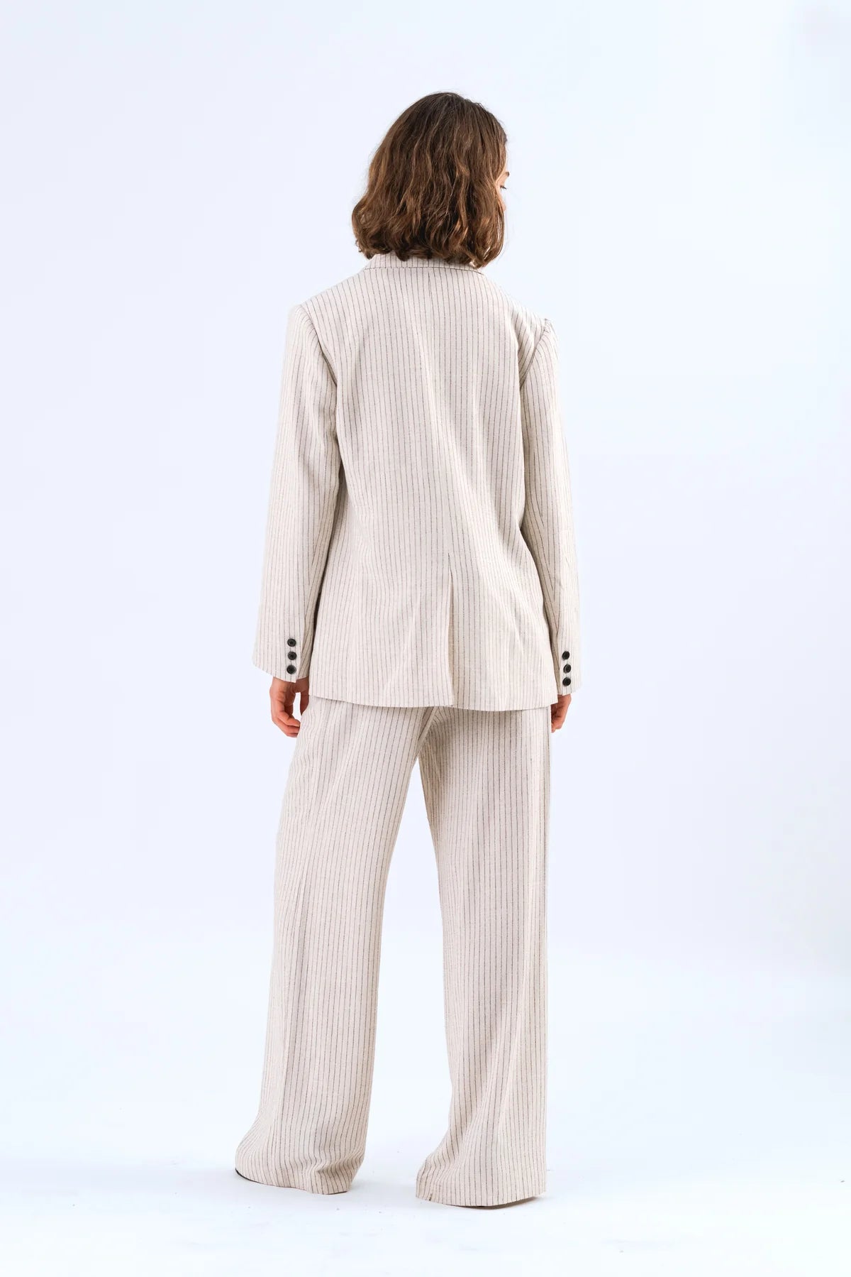 Lollys Laundry Tyler Pants-Cream Stripe