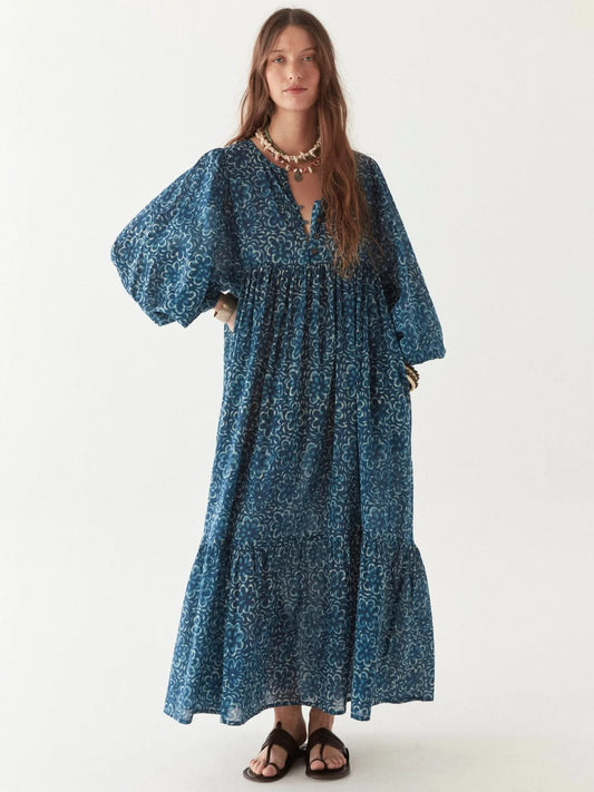 Maison Hotel Eileen Dress-Indigo Soul