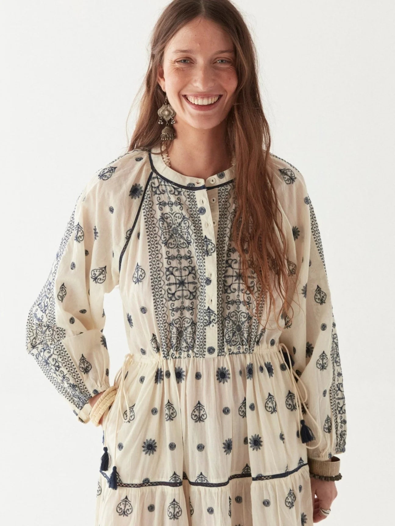 Maison Hotel Caroline Dress-Off White