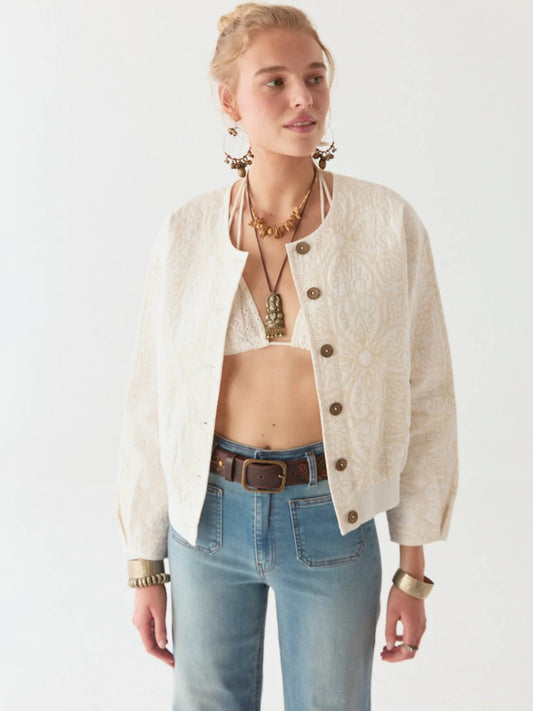 Maison Hotel Boticcelli Jacket-Ivory