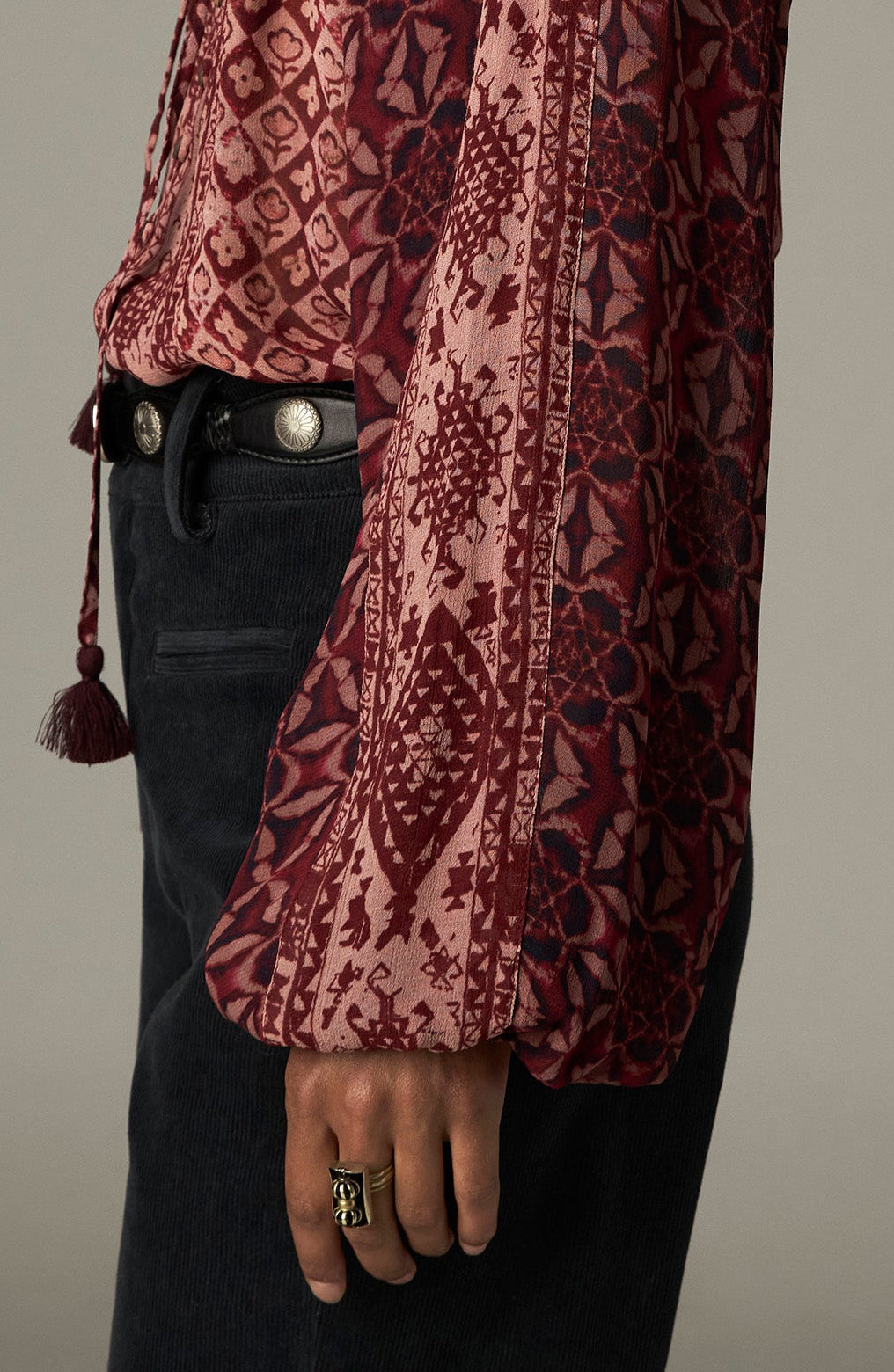 Maison Hotel Hannah Blouse-Wine