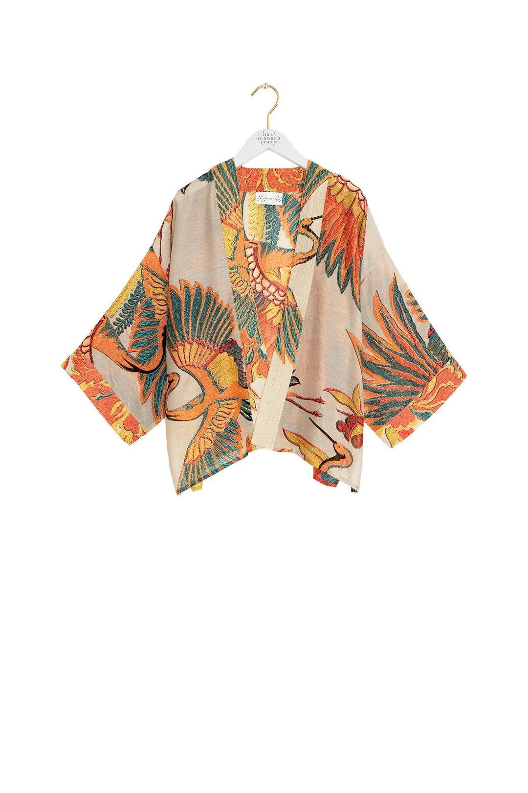 One Hundred Stars Crane Stone Kimono