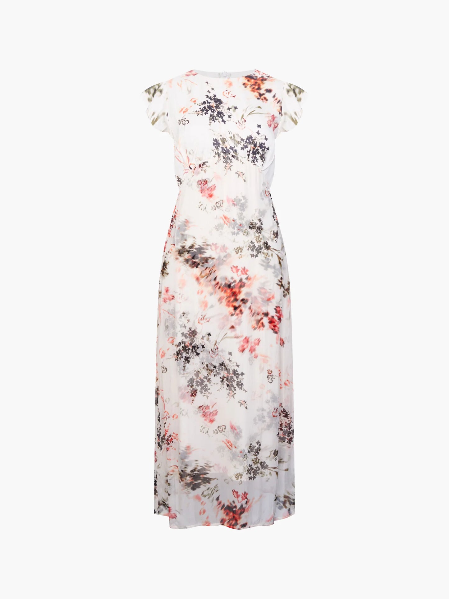 French Connection Candice Satin Georgette Overlay Dress