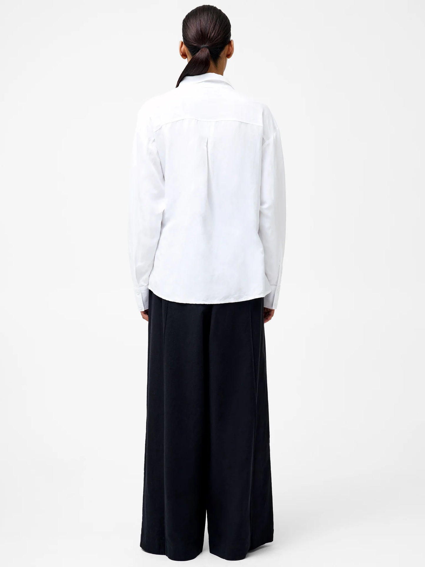 French Connection Auri Linen Clasp Shirt
