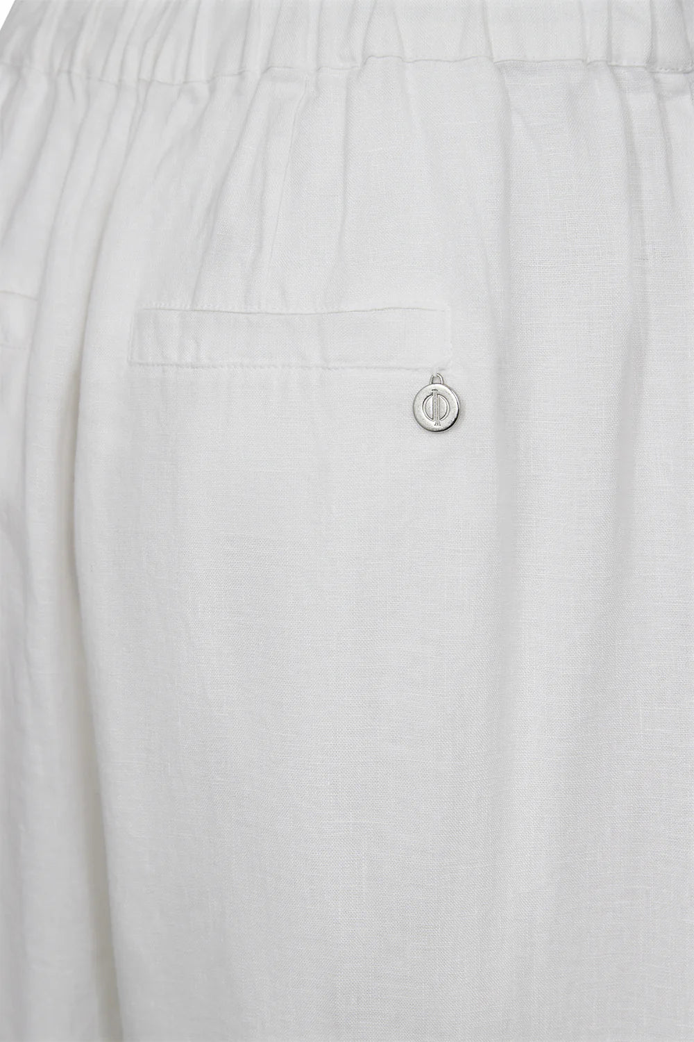 Pieszak Lina White Linen Pant