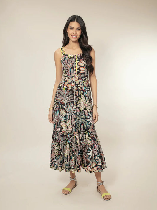 Nooki Brannon Dress-Black Mix