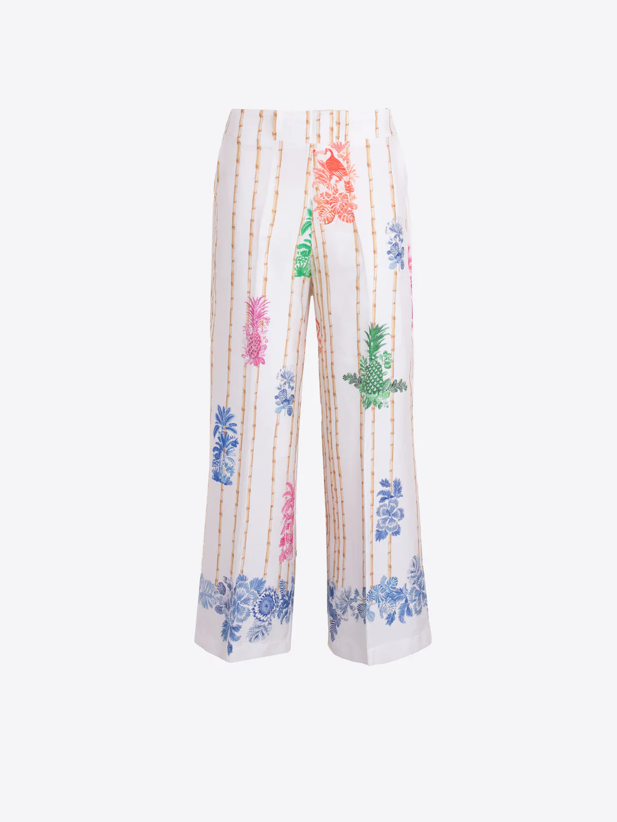 Vilagallo Straight Bamboo Trousers