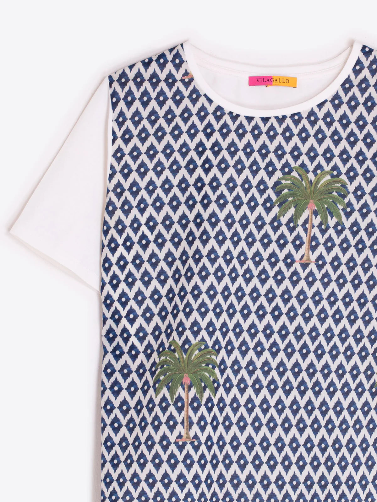 Vilagallo Palm Print T shirt
