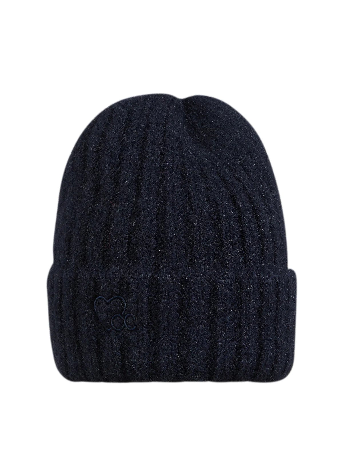 CC Heart Kyla Rib Beanie Hat Navy