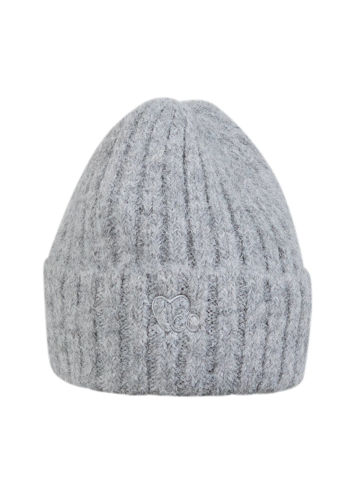 CC Heart Kyla Rib Beanie Hat Grey