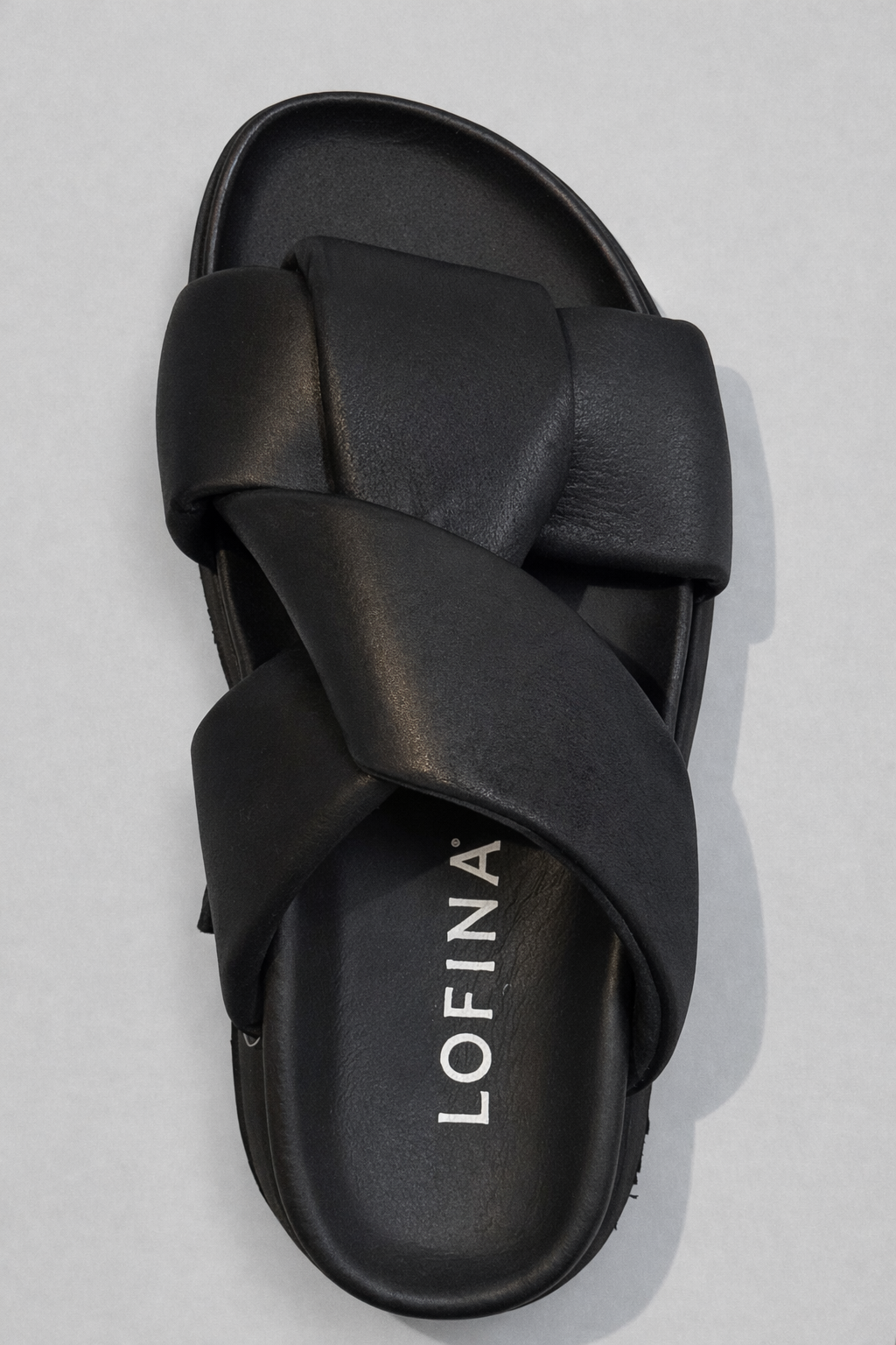 Lofina Black Platform Sandal