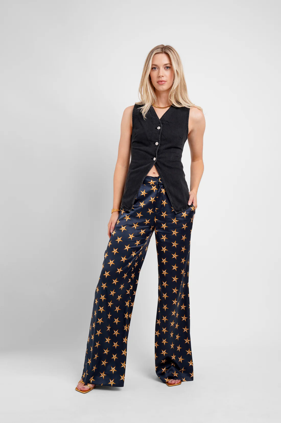 JRF Wide Leg Trousers- Sailor's Dreams