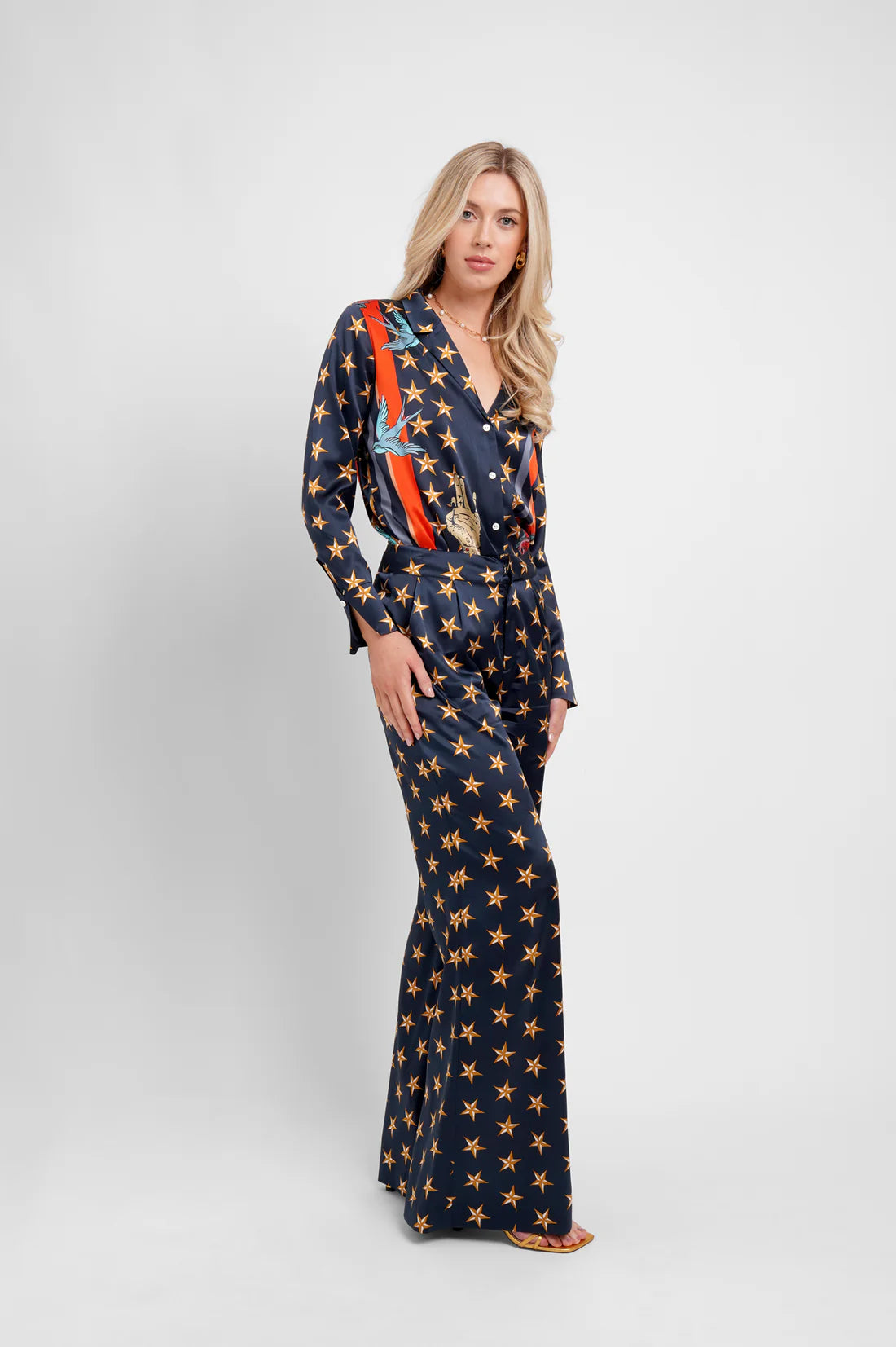JRF Wide Leg Trousers- Sailor's Dreams