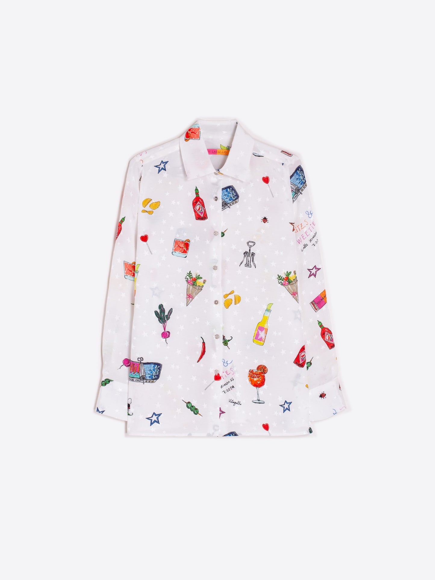 Vilagallo Mariela Shirt - Aperitivo Print