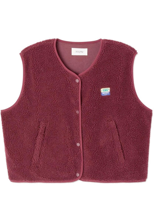 American Vintage Hoktown Gilet - Bordeaux