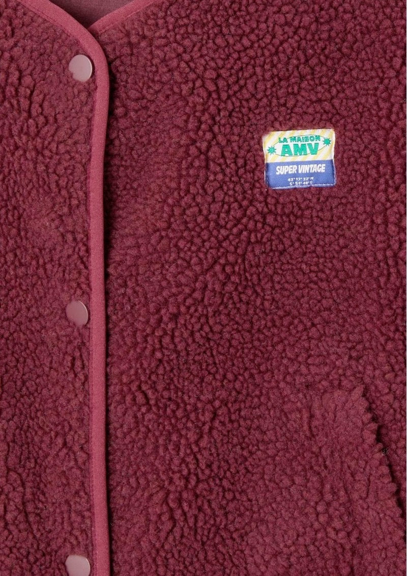 American Vintage Hoktown Gilet - Bordeaux