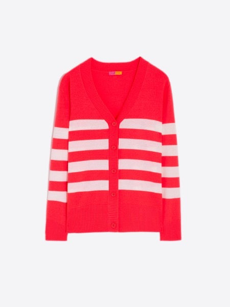 Vilagallo Rayas Cardigan - Orange