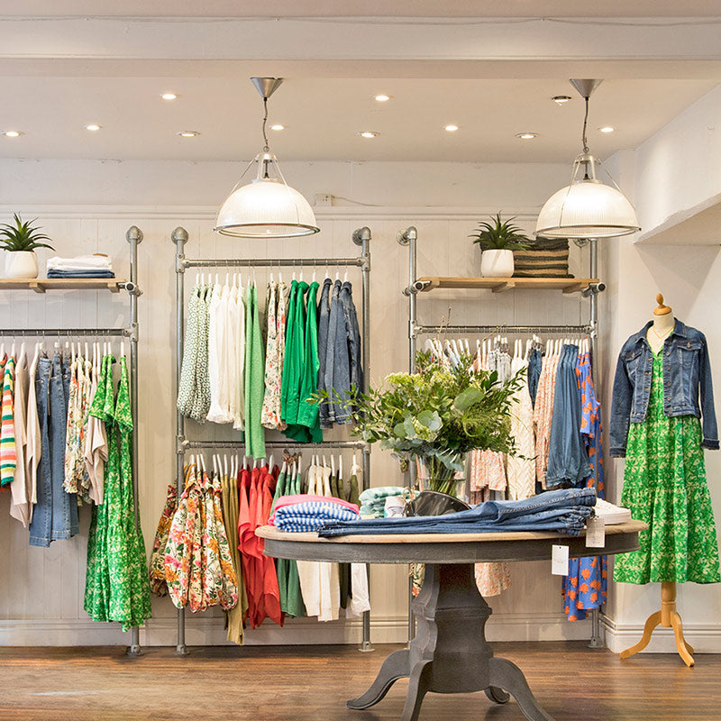 Ladies and womenswear store interior