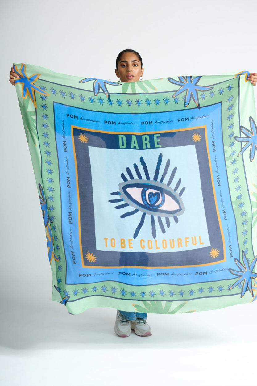 Pom Scarf-All Eyes on you