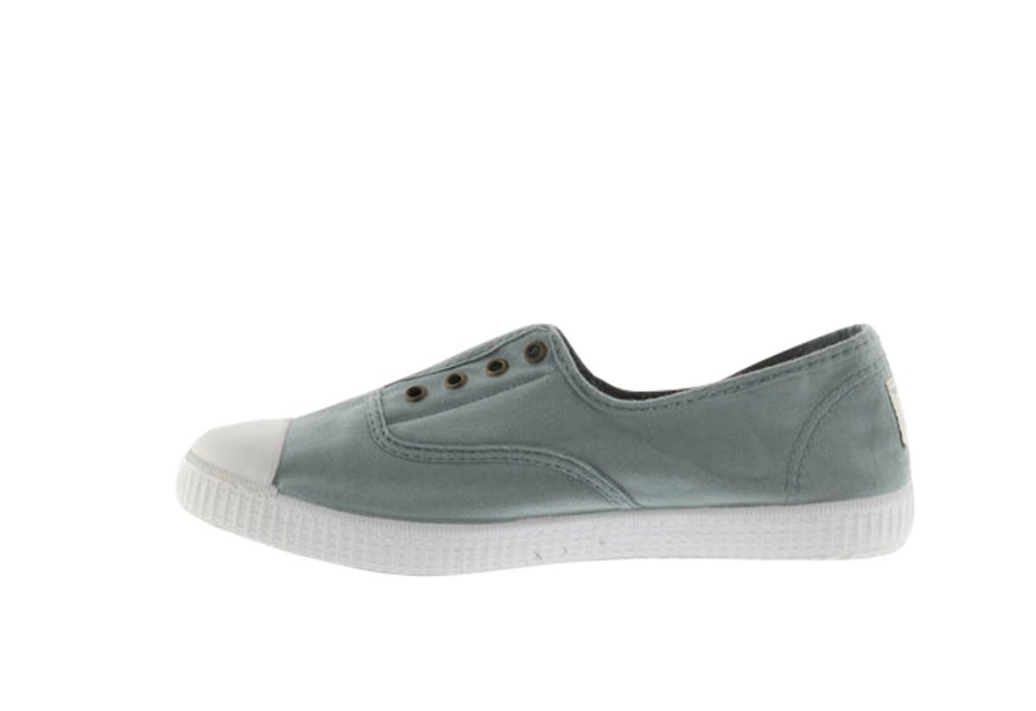 Victoria No-lace organic cotton pumps -Jade
