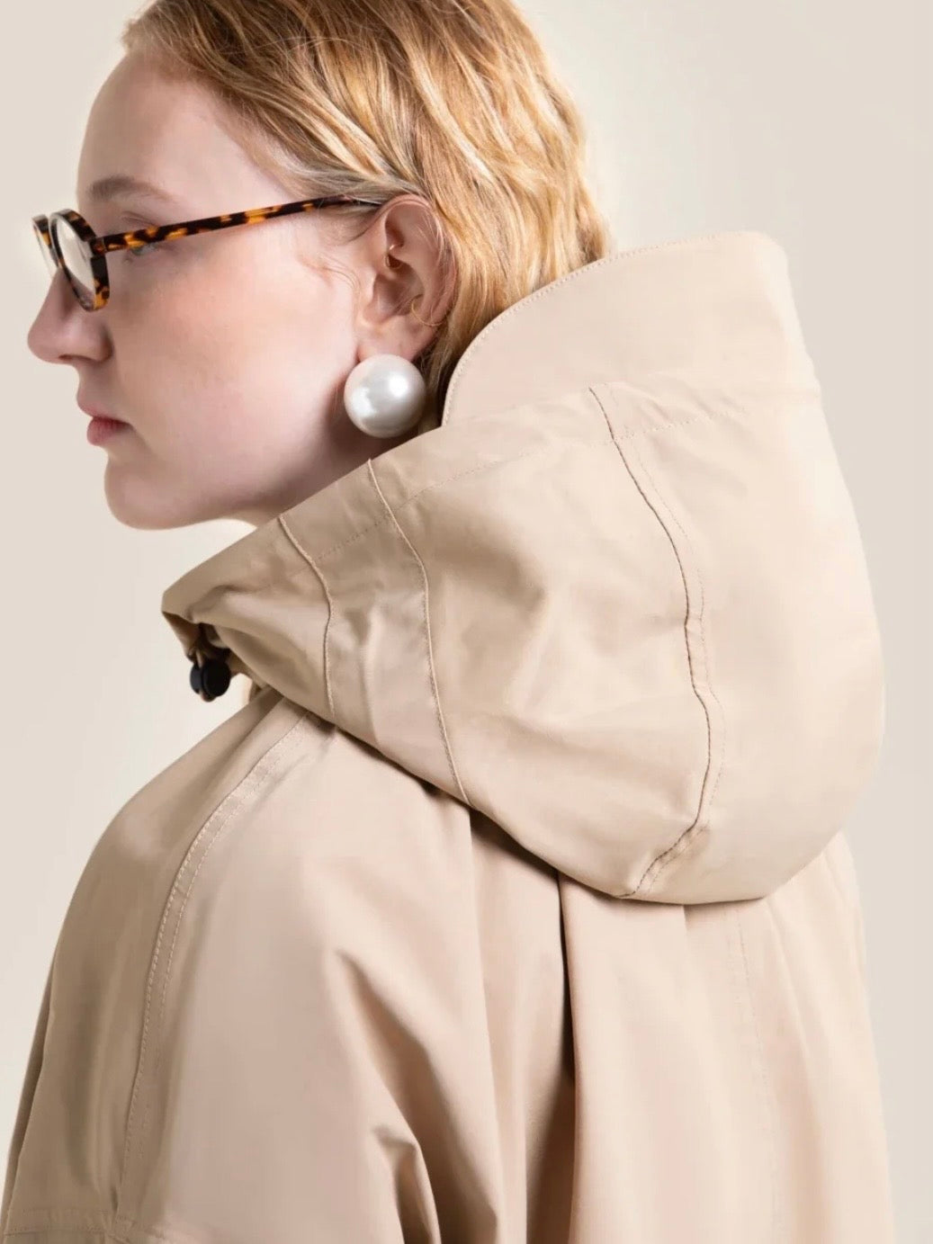 Flotte Garance Short Raincoat -Sahara