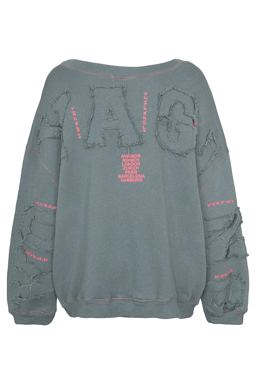 Liv Bergen Sky Voyaging Sweatshirt-Deep Sea