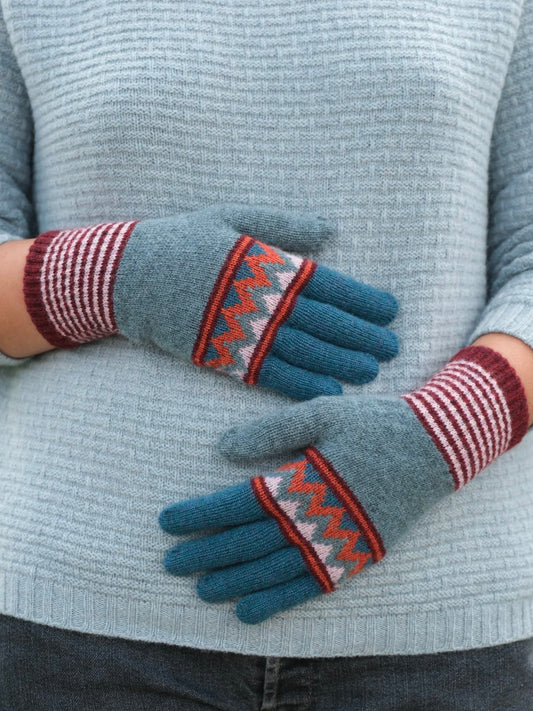 Quinton + Chadwick Wave Gloves-Forest