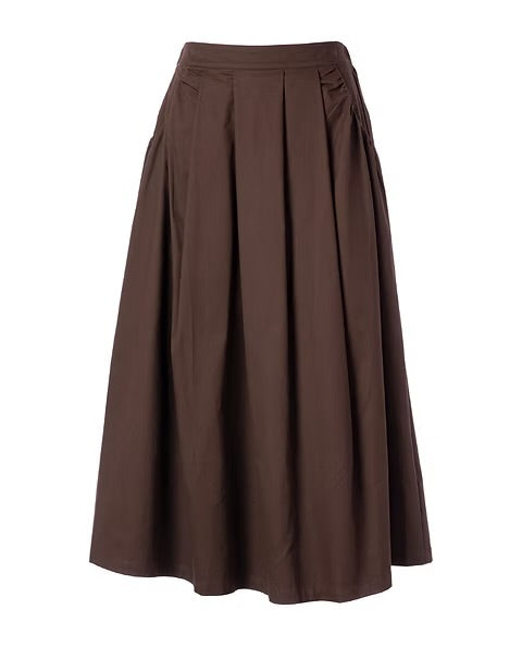 JC Sophie Provence Skirt- Dark Brown