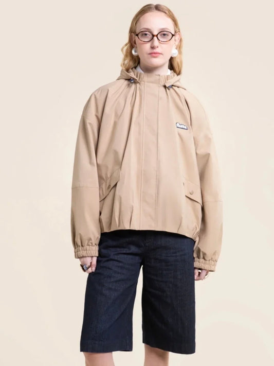 Flotte Garance Short Raincoat -Sahara