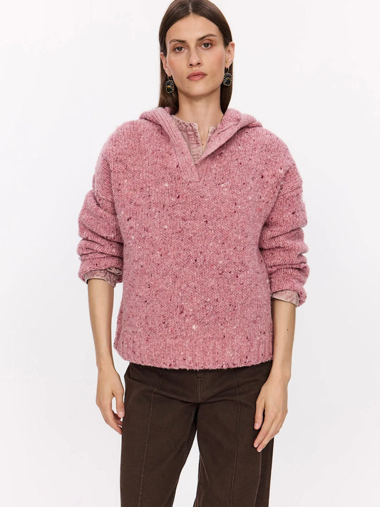 Stella Forest Agnes Wool Hoody-Rose