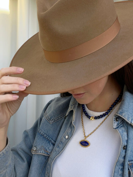 Talis Chains Lapis Pendant Necklace