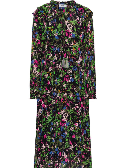 Moliin Zee Dress - Black floral