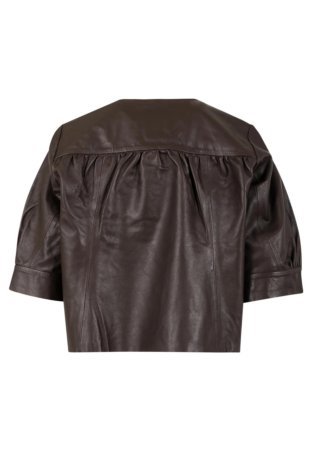 Coster Copenhagen Leather Jacket- Night Brown