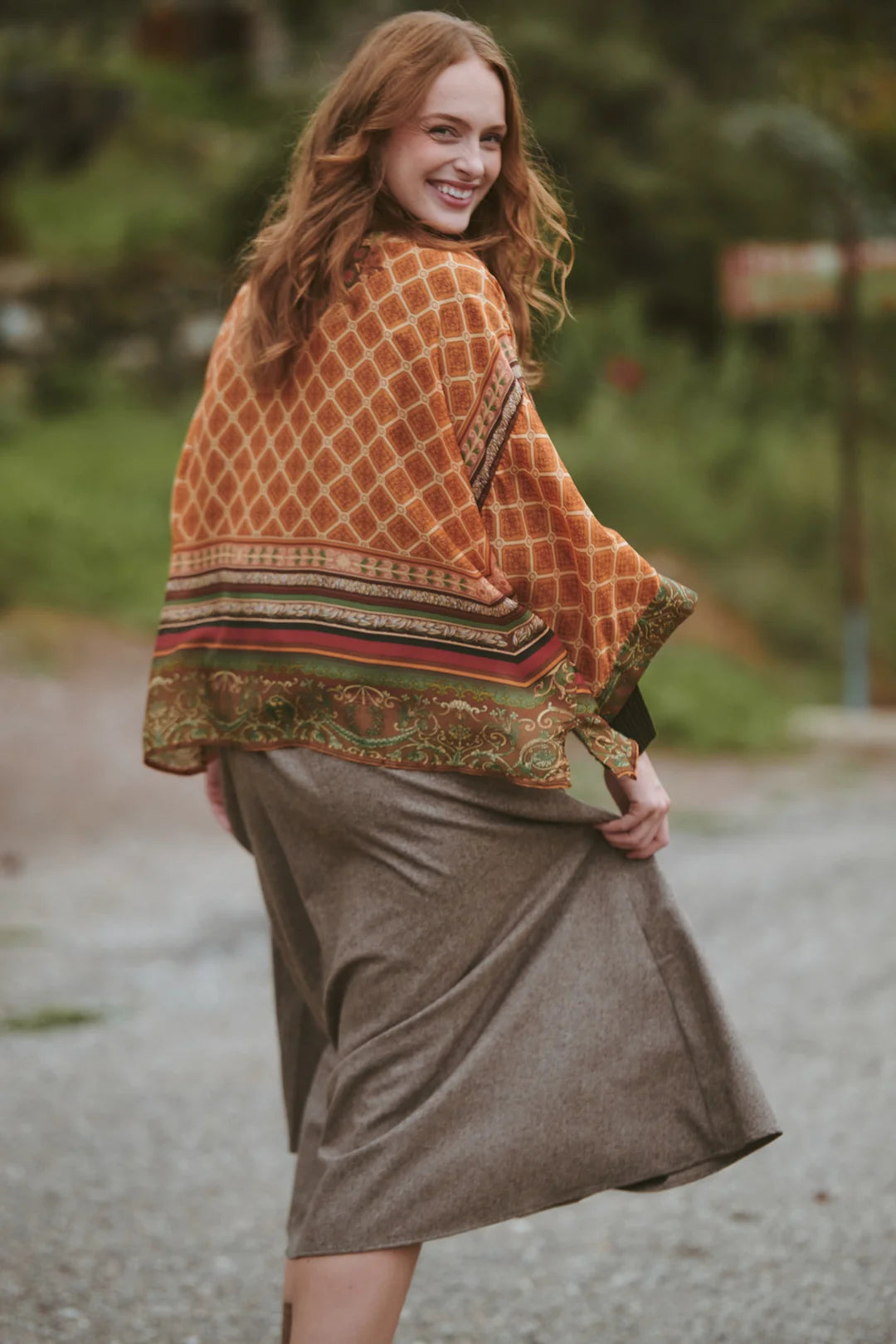 One Hundred Stars Amulet Gold Kimono